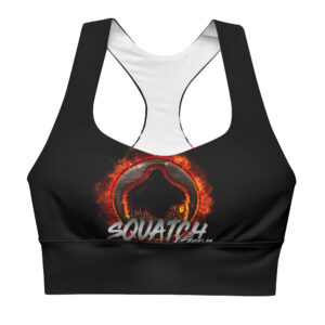 Alternative view of Squatch Inferno Longline sports bra