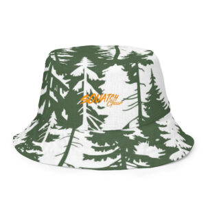 Alternative view of Tree/Orange Squatch bucket hat