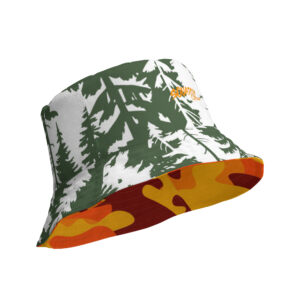 Alternative view of Hunter Orange Reversible bucket hat