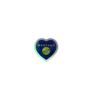Holographic MT Heart stickers