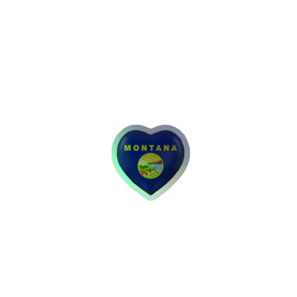 Holographic MT Heart stickers