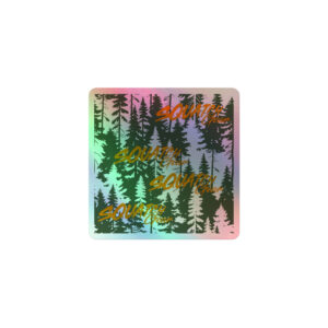Holographic Squatch Gear stickers