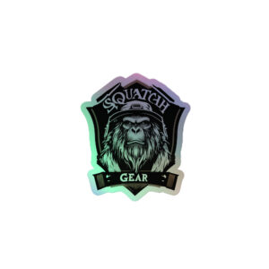 Alternative view of Holographic Trooper Squatch stickers