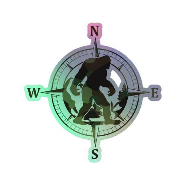 Holographic Compass Squatch stickers - Image 3