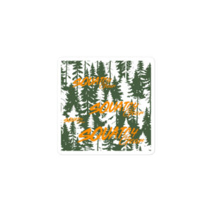 Bubble-free Squatch Gear stickers