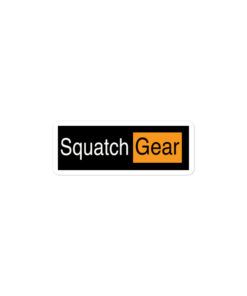 Bubble-free Squatch Gear Sticker