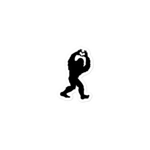 Alternative view of Bubble-free Squatch Heart stickers