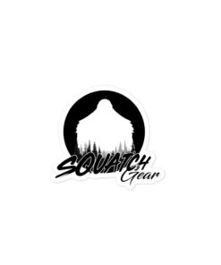 Bubble-free Squatch Gear stickers