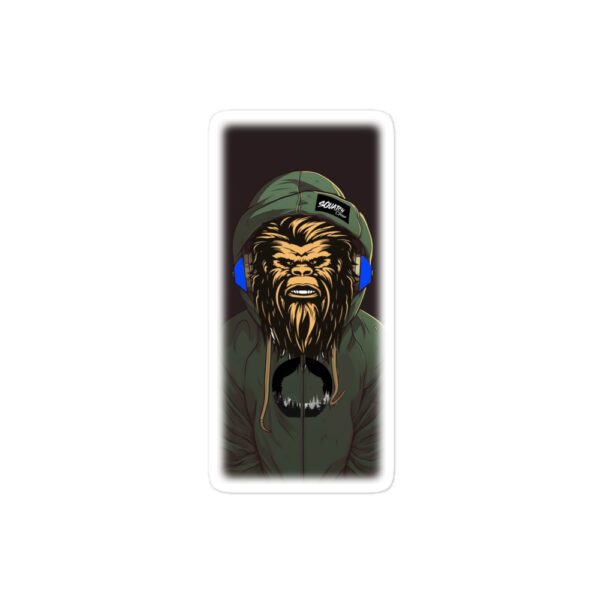 Bubble-free Jammin Squatch stickers