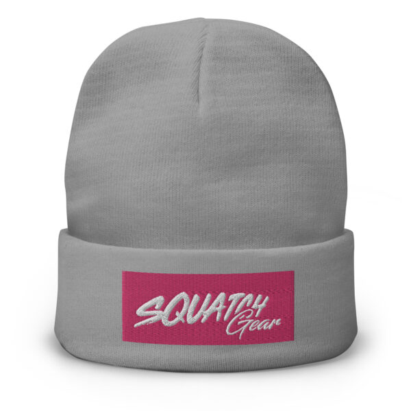 Embroidered Squatch Gear Beanie - Image 4