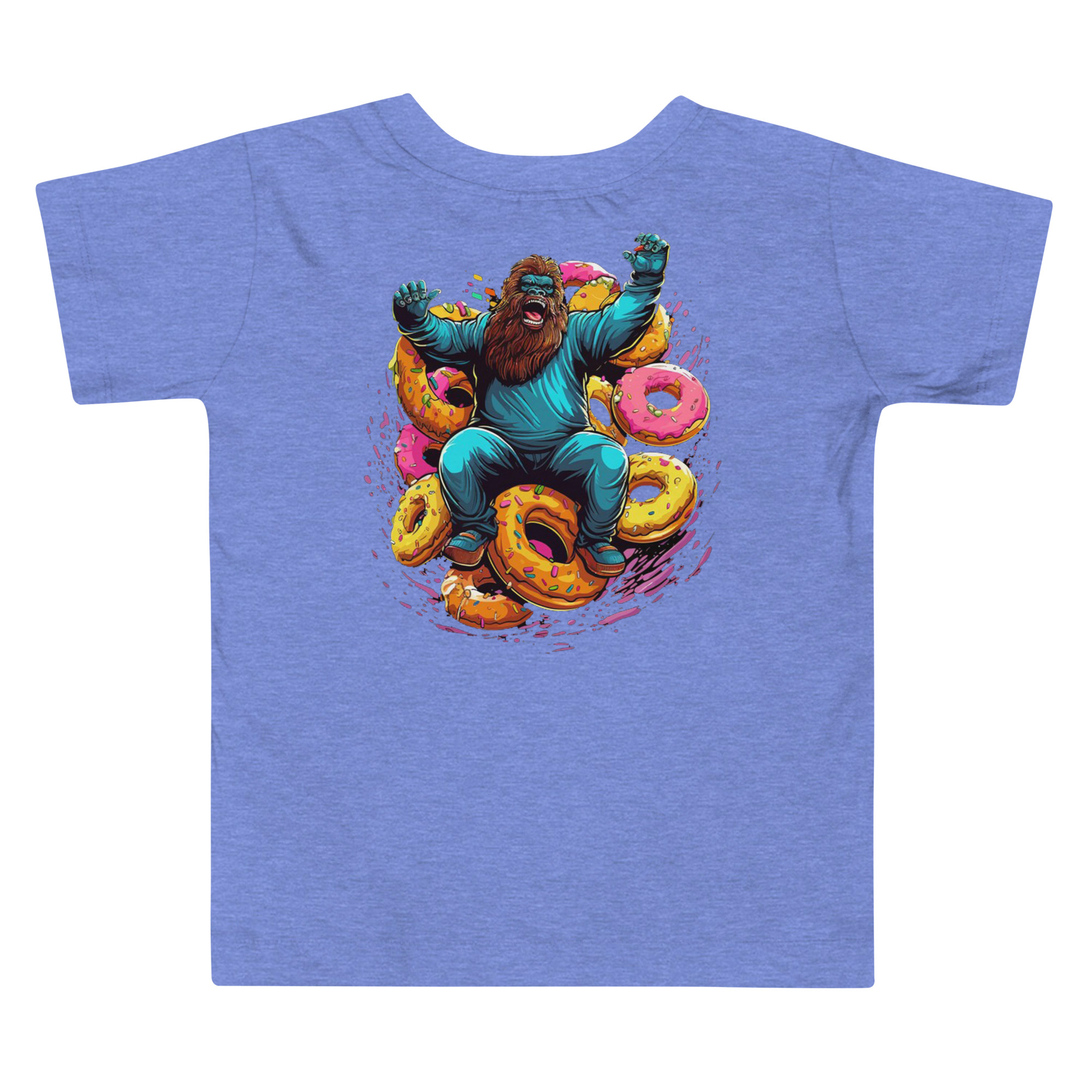 Toddler Doughnut Squatch Short Sleeve Tee - Image 3