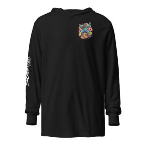 Alternative view of Hooded Donut Squatch  long-sleeve tee