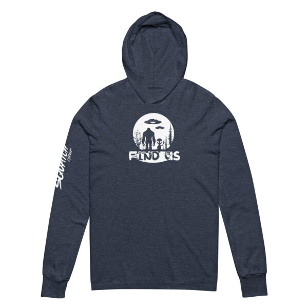 Hooded Find Us long-sleeve tee - Image 3