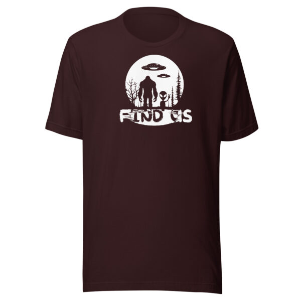 Unisex Find Us t-shirt - Image 5