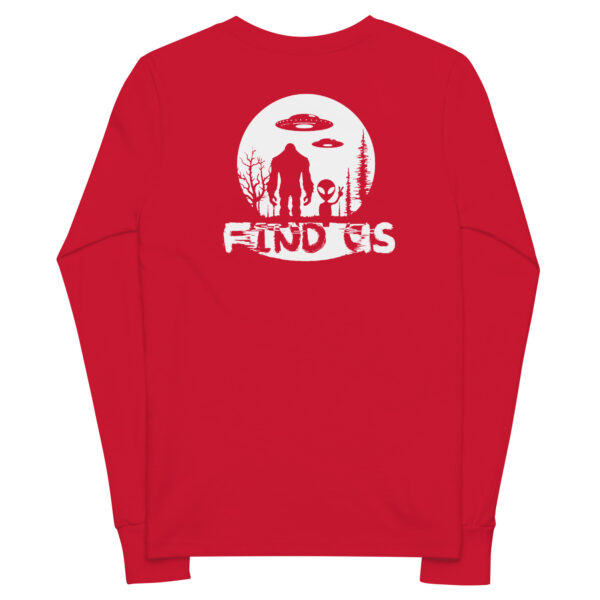 YouthFind Us long sleeve tee