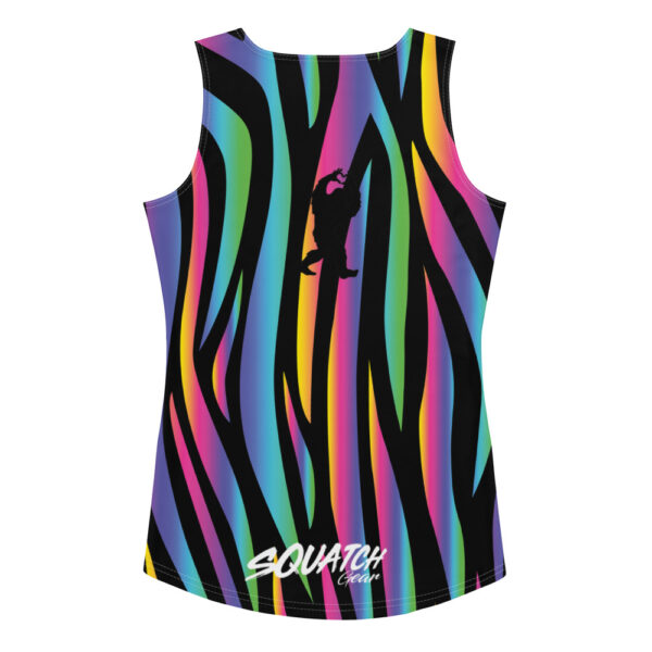 Zebra Neon Sublimation Cut & Sew Tank Top