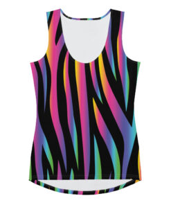 Alternative view of Zebra Neon Sublimation Cut & Sew Tank Top