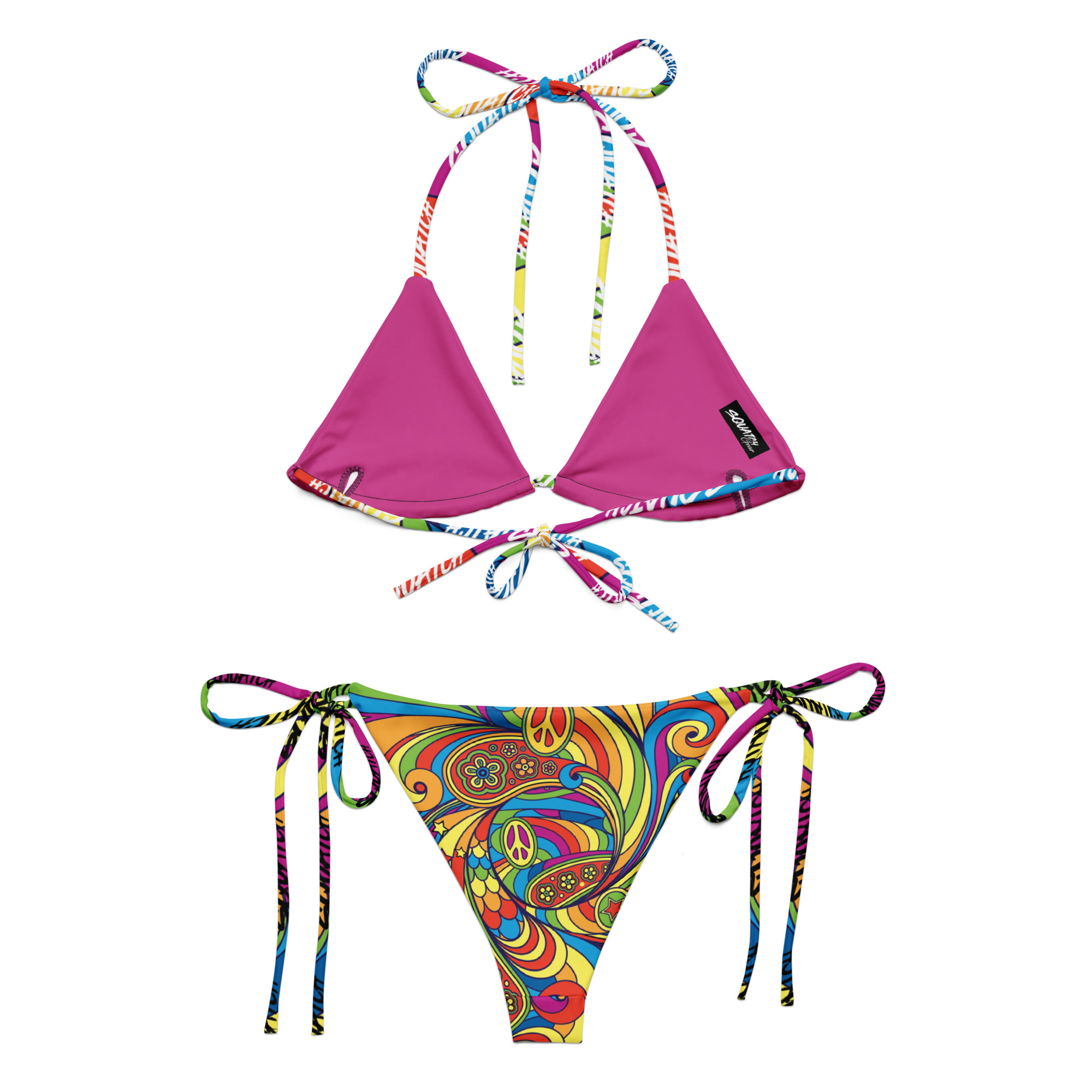 Hippie recycled string bikini - Image 2