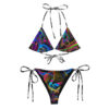 Colors and Bubbles recycled string bikini