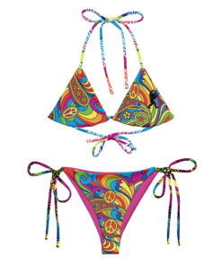 Hippie recycled string bikini