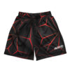 Red and Black mesh shorts