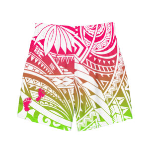 Alternative view of Hawian swim trunks