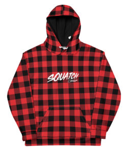 Red/Black Plaid Hoodie