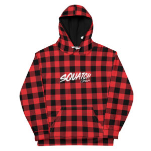 Alternative view of Red/Black Plaid Hoodie