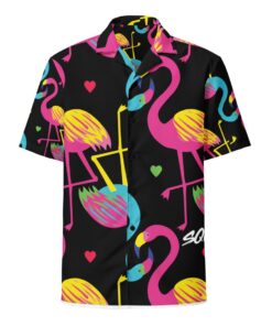 Flamingo button shirt