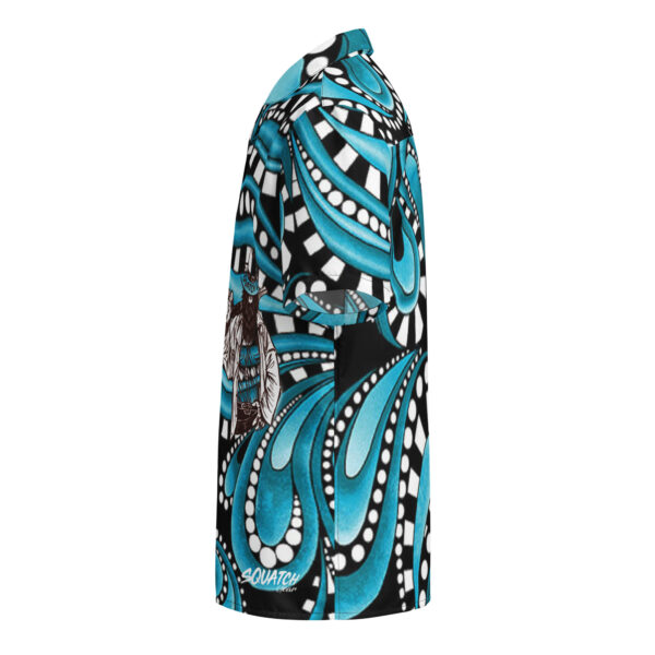 Black and Blue Mandela button shirt - Image 4
