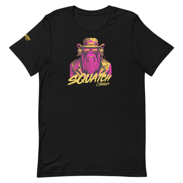 Pink and Gold Squatch t-shirt