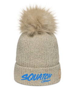 Squatch pom-pom beanie